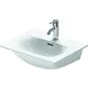 Image de Duravit lave-mains pour meubles Viu 234453, 530 mm, avec trop-plein, avec table de robinetterie, 1 trou de robinet, 23445300001