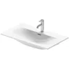 Image de Duravit Viu - Lavabo 830x490 Mm, Avec Trop-plein, Avec Trou Pour Robinet, Wondergliss, Blanc 23448300001