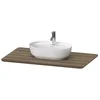 Image de Duravit Lu946407777 Consoles En Bois Massif Luv 1 Découpe