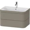 Image de Duravit Happy D.2 Plus C-bonded Set Suspendu, 775x490mm, 2