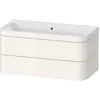 Image de Duravit Happy D.2 Plus c-bonded Set suspendu, 975x490mm, 2 tiroirs, sans trou pour robinetterie, HP4638N2222