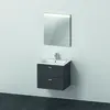 Image de Duravit Xbase, ensemble de meubles muraux, avec miroir LED, lavabo et meuble sous-lavabo, largeur 600 mm, XB007004949