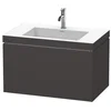 Image de Duravit Lc6917o8080 Wtu L-cube Avec Vero Air 500x800x480 Mm