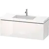 Image de Duravit L-Cube c-bonded Ensemble suspendu, 1 tiroir, sans trop-plein, 1 trou pour robinet, 1200x500x480mm, LC6919O8080