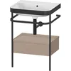 Image de Duravit Happy D.2 Plus C-bonded Set Avec Console Métallique Et