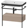 Image de Duravit Happy D.2 Plus C-bonded Set Avec Console Métallique Et