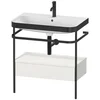 Image de Duravit Hp4742o3939 Console Métal Avec Robinetterie Happy D.2 Plus, 1 Trou De Montage