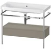 Image de Duravit Hp4843n9292 Console Métal Pour Installation Au Sol Hd2 Plus