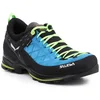 Image de Chaussures d'approche et de randonnée Mountain Trainer 2 GTX (hommes) - Salewa, couleur:blue danube/fluo green, taille:UK 6.5 (EUR 40)