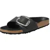Image de Birkenstock Madrid BIG BUCKLE FL - Chaussures mules pour femmes - black-hex, Taille:36 EU