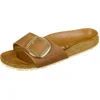 Image de Birkenstock Chaussures Madrid Big Buckle Cognac Natural Leather, 1006525