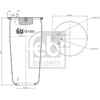 Image de Soufflet de ressort, suspension pneumatique FEBI 101301