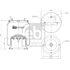 Image de Soufflet de ressort, suspension pneumatique FEBI 101347