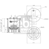 Image de Soufflet de ressort, suspension pneumatique FEBI 102721
