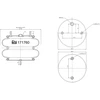 Image de Soufflet de ressort, suspension pneumatique FEBI 171760