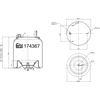 Image de Soufflet de ressort, suspension pneumatique FEBI 174367