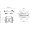 Image de Soufflet de ressort, suspension pneumatique FEBI 177170
