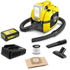 Image de Kärcher 18 V Aspirateur Multifonction sans fil WD 1 Compact Battery Set, Batterie 18 V/2,5 Ah et Chargeur Rapide Inclus, Eau et Poussière, Filtre Cartouche, Taille Cuve : 7 l, Puissance : 230 W en occasion ou reconditionné