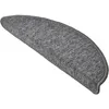 Image de Beautissu - Tapis De Marche D'Escalier Prostair, En Pack De 15 Gris, 55 X 15 X 4 Cm