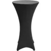 Image de Housse De Table Bistrot Stella Housse De Table Bistrot Stella Noir, 80cm ( ) - Beautissu