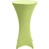 Image de Stretch Housse Pour Table Haute De Bistrot, Ø80-85cm, Vert