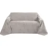 Image de Beautissu - Romantica Couverture - Plaid Gris Clair, 280x210x1 Cm