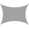 Image de Voile D'Ombrage Solvision Polyéthylène (pehd) Avec Stabilisant Anti-uv Gris, 300x200 Cm - Sol Royal