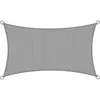 Image de Voile D'Ombrage Solvision Polyéthylène (pehd) Avec Stabilisant Anti-uv Gris, 400x200 Cm - Sol Royal