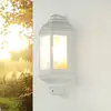 Image de LIVORNO Lampe d'extérieur maritime Mur Aluminium en blanc Verre Abat-jour E27 IP44 Applique Campagnarde Terrasse