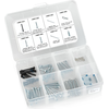 Image de XLC Kit de pièces détachées pour freins à disque BP-X01, boîte d'atelier, argent/noir (1 kit)
