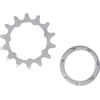 Image de Pignon XLC Single Speed 1/8',14 dents avec support chromé mat, argenté
