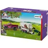 Image de Schleich Pick-up avec remorque à chevaux