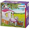Image de Schleich 42368 Box pour chevaux avec jument lusitanienne