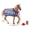 Image de Schleich English Thoroughbred with Blanket - Neuf