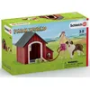Image de Schleich® 42376 Schleich® Farm World 42376 Set niche pour chien
