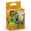 Image de Schleich 42428 Wild Life Forester avec rhinocéros