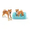 Image de Schleich Shiba Inu Mother and Pup - Neuf