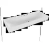 Image de Kaldewei - Silenio Vasque Murale 3046 1200x460x120 Mm, 904506273001