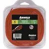 Image de Fil de coupe-bordure rond en nylon torsadé rouge AF 3,4, 3,3 mm × 9 m