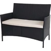 Image de Halden, Banc ~ anthracite, coussin crème
