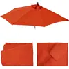 Image de Housse de rechange pour parasol demi-rond Parla, housse de rechange pour parasol, 270 cm, tissu/textile UV 50+ ~ terracotta