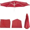 Image de Housse de rechange pour parasol N18, housse de rechange pour parasol, Ø 2,7 m, tissu ~ rouge
