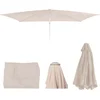 Image de Housse de rechange pour parasol N23, housse de rechange pour parasol, 2x3m rectangulaire tissu/textile 4,5kg UV 50+ ~ crème