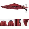 Image de Housse de parasol HWC-A96, 8 baleines rondes Ø4m 220g/m² polyester, housse de rechange p.ex. pour parasol ampli HWC-A96 ~ bordeaux