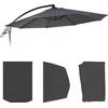 Image de Housse de rechange pour Deluxe Ampelschirm HWC-D14, housse de parasol ronde Ø 3m ~ anthracite sans flap
