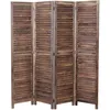 Image de Hhg - Paravent 836, Paroi De Séparation, Shabby, 170x160cm, Brun