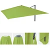 Image de Housse de remplacement pour parasol de jardin de luxe HWC-A96, housse de parasol de remplacement, 3x4m (Ø5m), polyester, vert clair