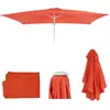 Image de Housse de rechange pour parasol N23, housse de rechange pour parasol, 2x3m rectangulaire tissu/textile 4,5kg UV 50+ ~ terracotta