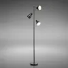 Image de B.K.Licht Lampadaire design LED métal lampe retro sur pied orientable noir 230V