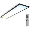 Image de B.K.Licht Panneau LED I 1 mètre I gradable I contrôle de la température de couleur CCT I télécommande I minuterie I 24 Watt I 2.200 Lumen I 1000x250 mm I noire